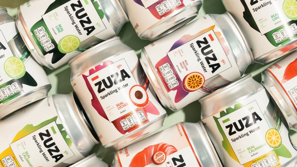 ZUZA 5-Flavour Discovery Pack | One Can of Each Flavor, No Added Sugar | 5 Cans, 240ml