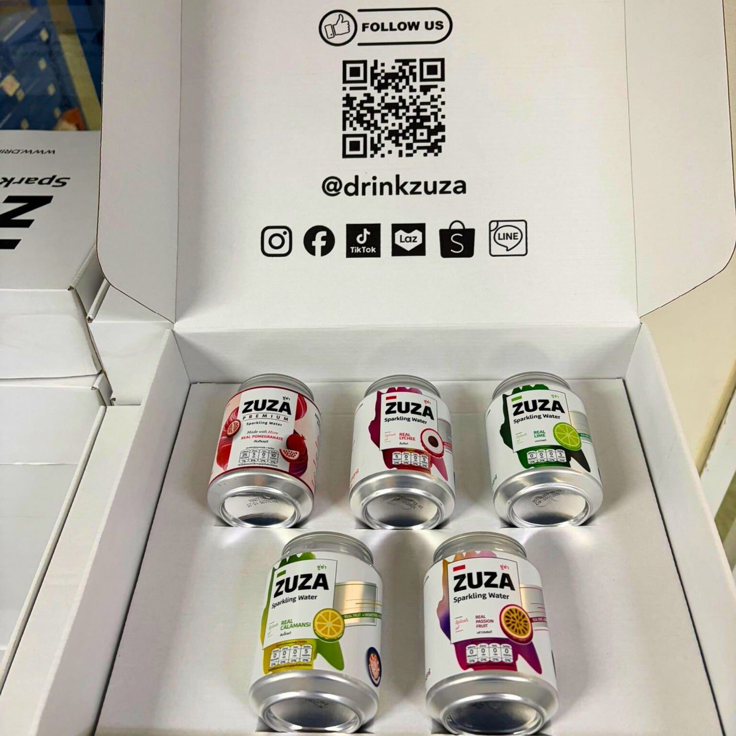ZUZA 5 Flavors Pack| 5 Cans| 240ml